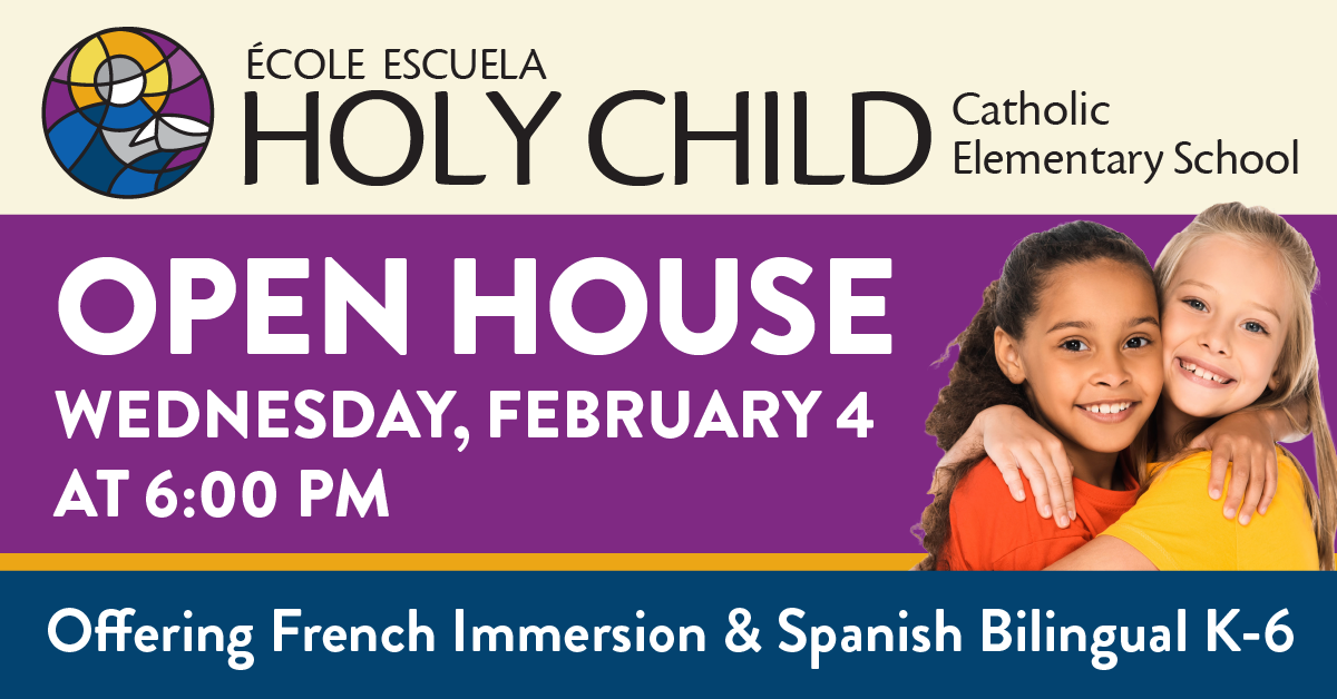 Holy Child Open House Wednesday, February 4 at 6 PM